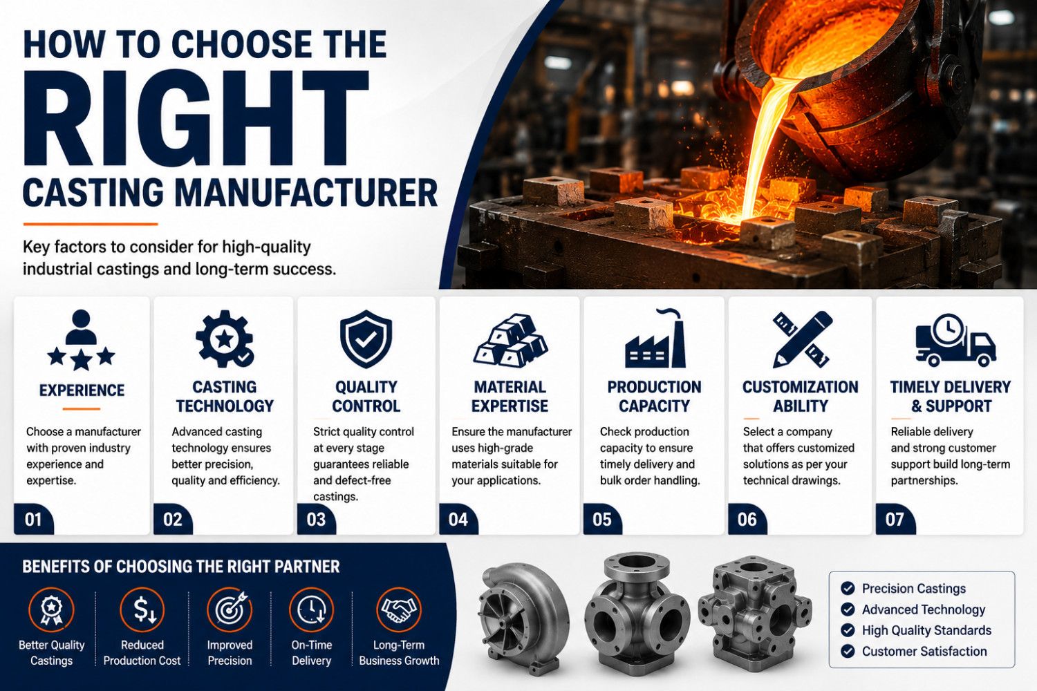how to choose the right casting manufacture