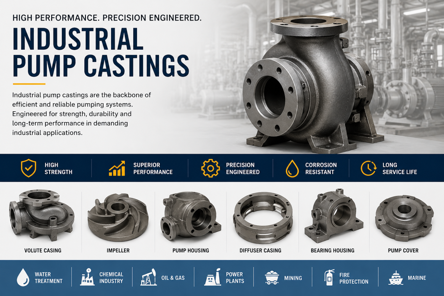 Industrial Pump Castings